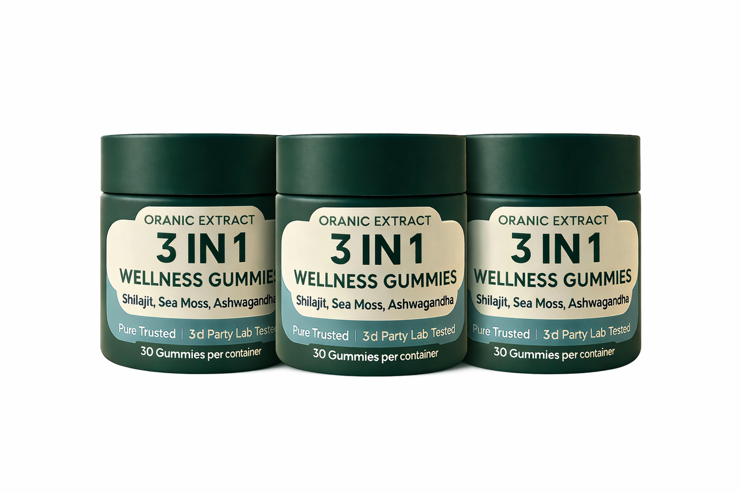 ORANIC EXTRACT® 3-in-1 Wellness Gummies
